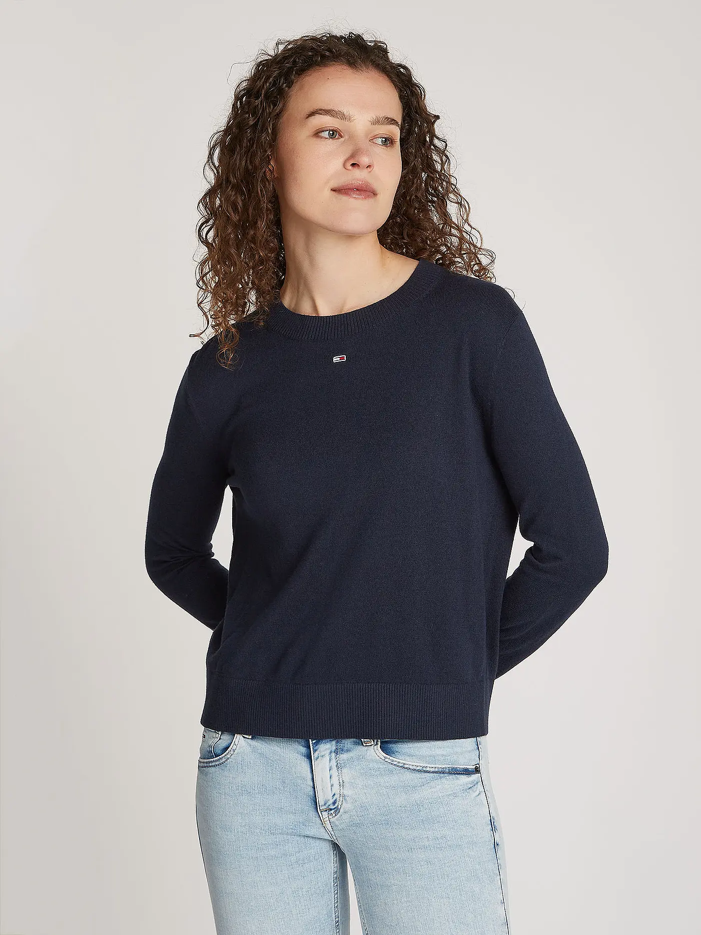 TOMMY JEANS | Pullover | dunkelblau